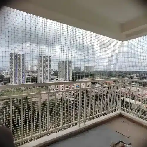  balcony safety nets installation in vizag -pinacle nettimg